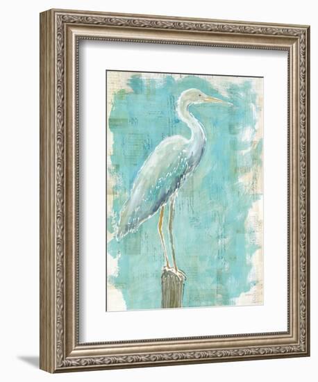 Coastal Egret I V2-Sue Schlabach-Framed Art Print