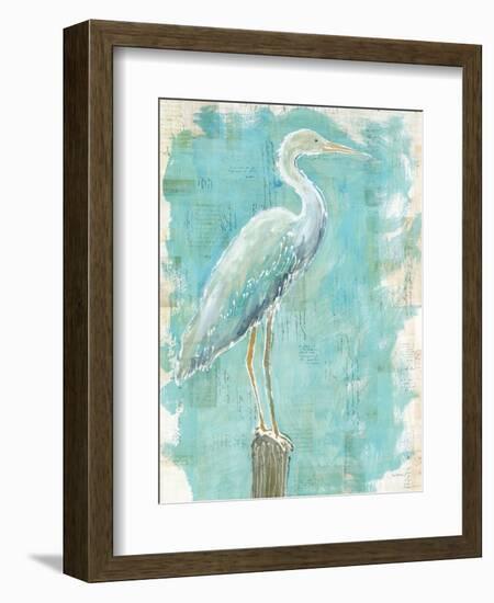 Coastal Egret I V2-Sue Schlabach-Framed Art Print