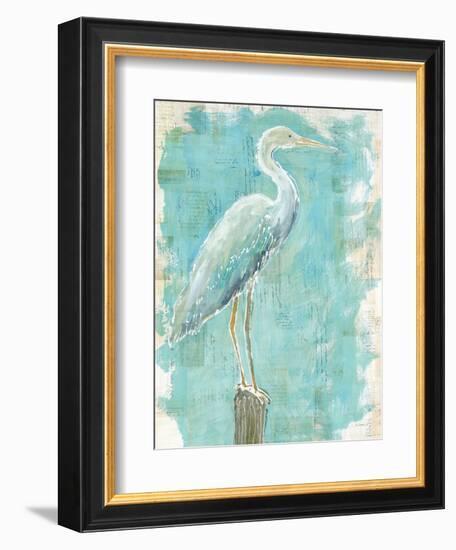 Coastal Egret I V2-Sue Schlabach-Framed Art Print