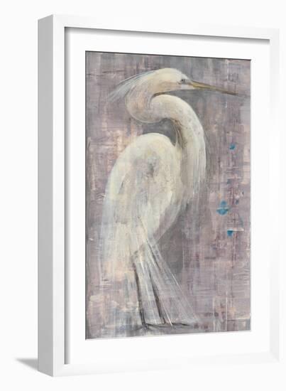 Coastal Egret I-Albena Hristova-Framed Art Print