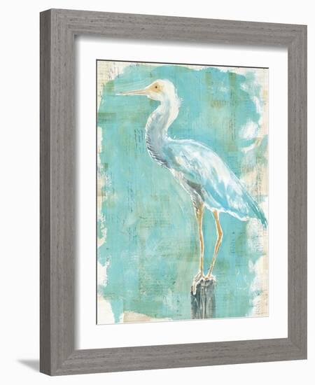 Coastal Egret II V2-Sue Schlabach-Framed Art Print