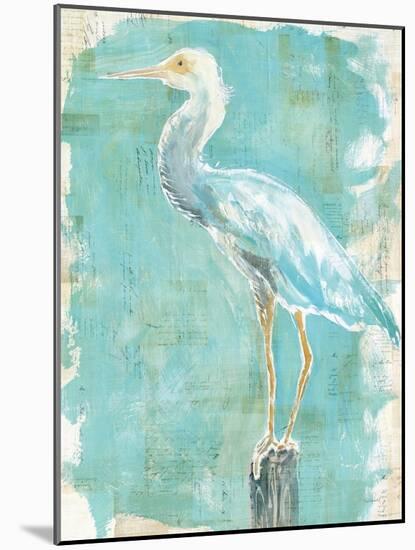 Coastal Egret II V2-Sue Schlabach-Mounted Art Print