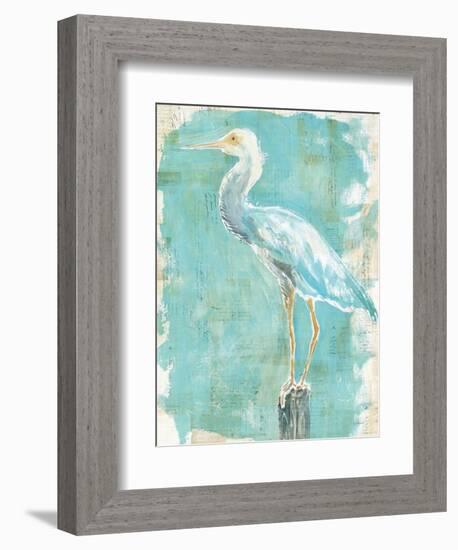 Coastal Egret II V2-Sue Schlabach-Framed Art Print