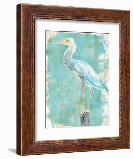 Coastal Egret II V2-Sue Schlabach-Framed Art Print