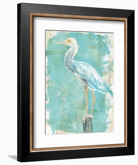 Coastal Egret II V2-Sue Schlabach-Framed Art Print