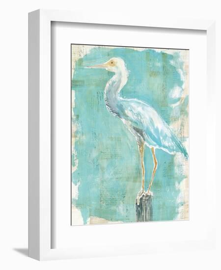 Coastal Egret II V2-Sue Schlabach-Framed Art Print