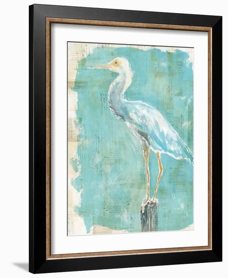 Coastal Egret II-Sue Schlabach-Framed Art Print