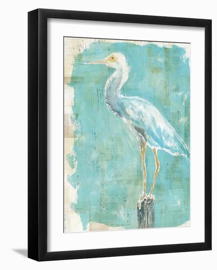 Coastal Egret II-Sue Schlabach-Framed Art Print