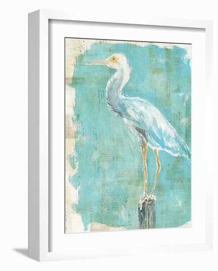 Coastal Egret II-Sue Schlabach-Framed Art Print