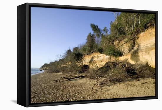 Coastal Erosion-Paul Rapson-Framed Premier Image Canvas