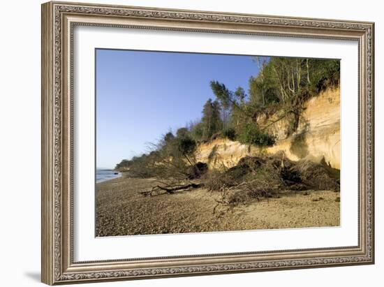Coastal Erosion-Paul Rapson-Framed Photographic Print