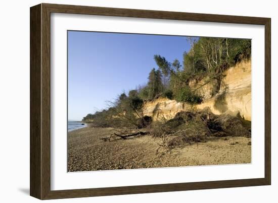 Coastal Erosion-Paul Rapson-Framed Photographic Print