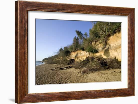 Coastal Erosion-Paul Rapson-Framed Photographic Print