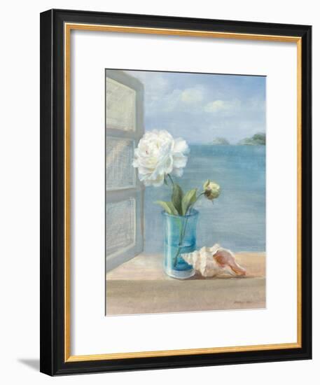Coastal Florals I-Danhui Nai-Framed Art Print