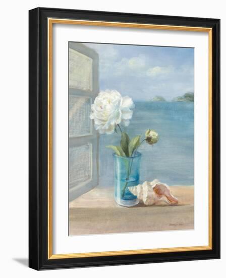 Coastal Florals I-Danhui Nai-Framed Art Print