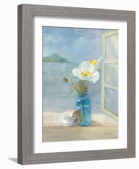 Coastal Florals II-Danhui Nai-Framed Art Print