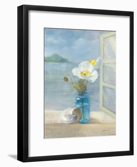 Coastal Florals II-Danhui Nai-Framed Art Print