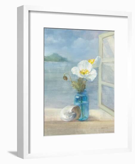 Coastal Florals II-Danhui Nai-Framed Art Print