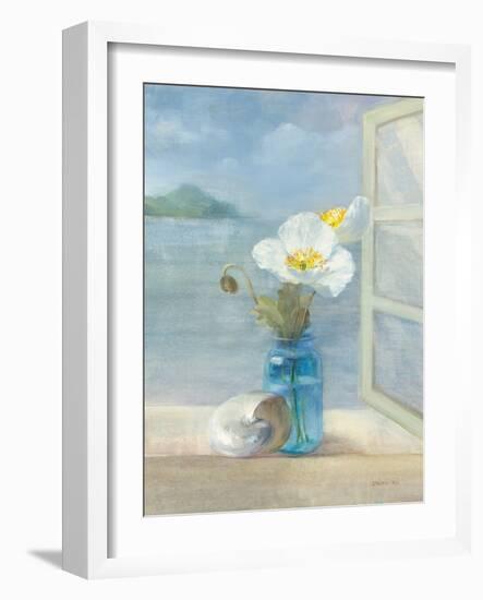 Coastal Florals II-Danhui Nai-Framed Art Print