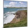 Coastal Footpath Between Haymer Bay Rock and Polzeath, Cornwall, England, United Kingdom, Europe-David Hughes-Mounted Photographic Print