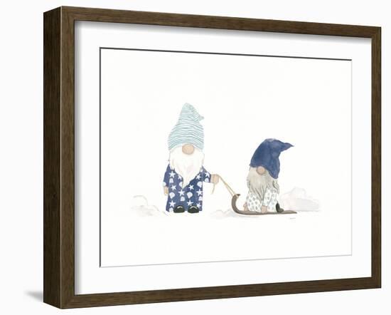 Coastal Gnomes III-Jenaya Jackson-Framed Art Print