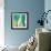 Coastal Greens Coalescence II-Lanie Loreth-Framed Art Print displayed on a wall