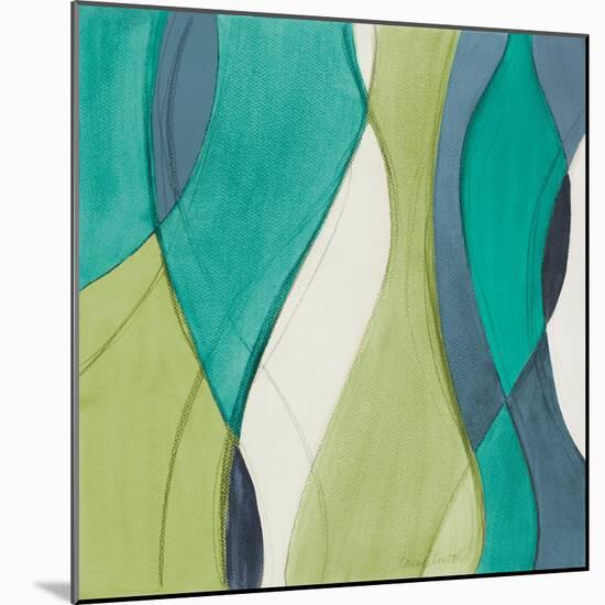 Coastal Greens Coalescence II-Lanie Loreth-Mounted Art Print