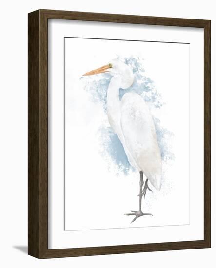 Coastal Heron I-Jade Reynolds-Framed Art Print