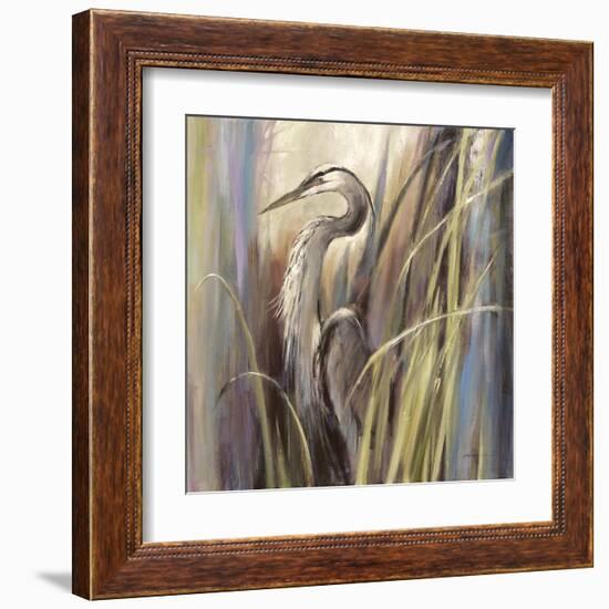 Coastal Heron-Brent Heighton-Framed Art Print