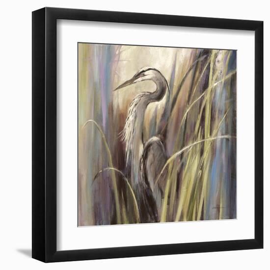 Coastal Heron-Brent Heighton-Framed Art Print