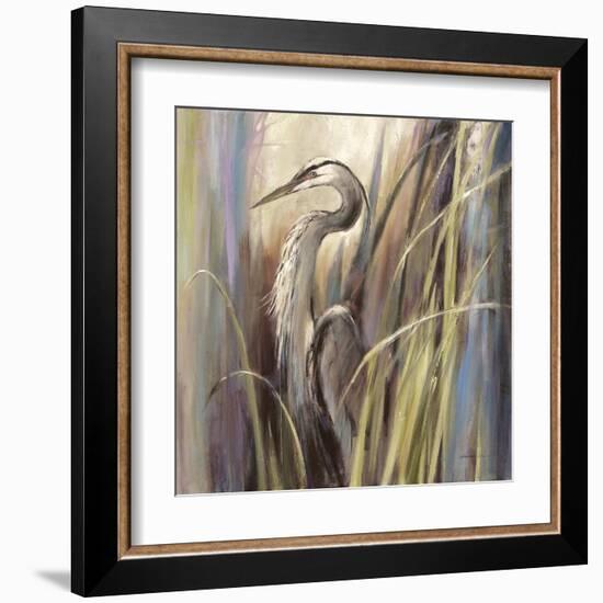 Coastal Heron-Brent Heighton-Framed Art Print