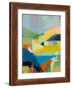 Coastal Hills-Jan Weiss-Framed Art Print