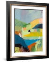Coastal Hills-Jan Weiss-Framed Art Print