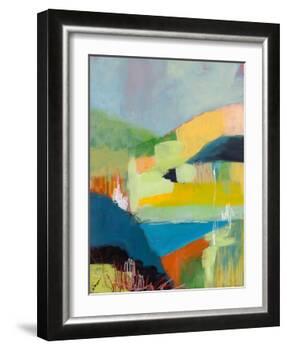 Coastal Hills-Jan Weiss-Framed Art Print