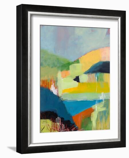 Coastal Hills-Jan Weiss-Framed Art Print