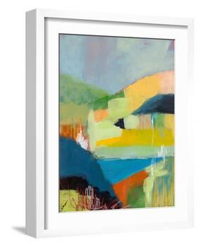 Coastal Hills-Jan Weiss-Framed Art Print