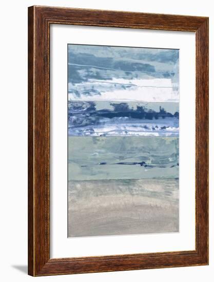 Coastal Hues I-Laurie Fields-Framed Giclee Print