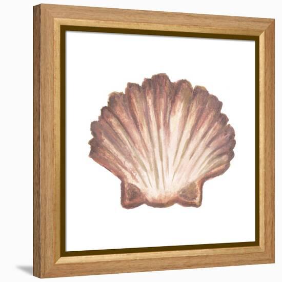 Coastal Icon Coral VI-Elizabeth Medley-Framed Stretched Canvas