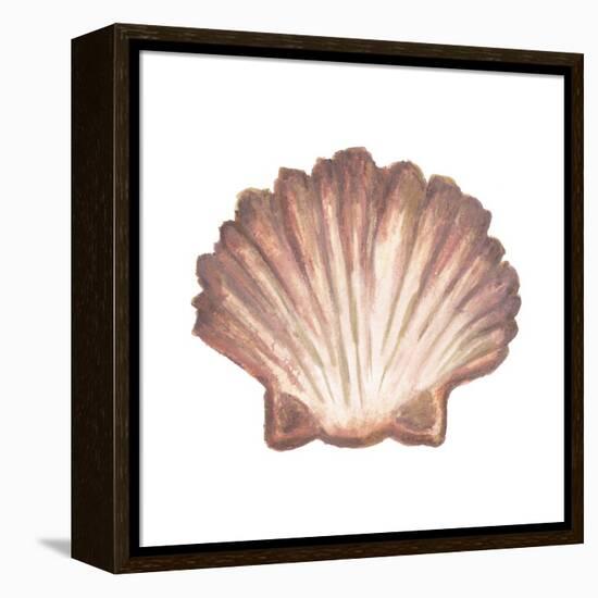 Coastal Icon Coral VI-Elizabeth Medley-Framed Stretched Canvas