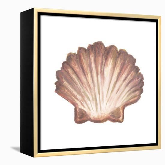 Coastal Icon Coral VI-Elizabeth Medley-Framed Stretched Canvas