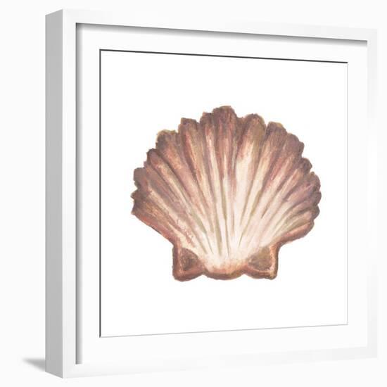 Coastal Icon Coral VI-Elizabeth Medley-Framed Art Print