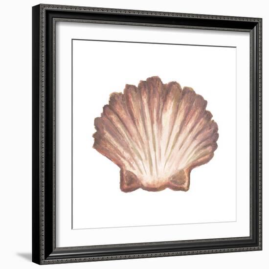 Coastal Icon Coral VI-Elizabeth Medley-Framed Art Print