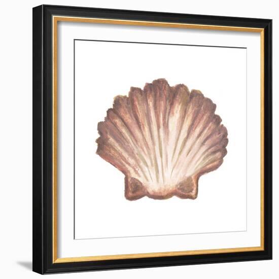 Coastal Icon Coral VI-Elizabeth Medley-Framed Art Print