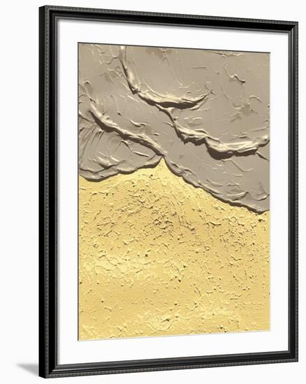 Coastal Impasto - Eclipse-Erika Greenfield-Framed Giclee Print