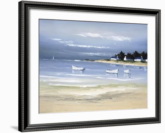 Coastal Inlet II-Frédéric Flanet-Framed Premium Giclee Print