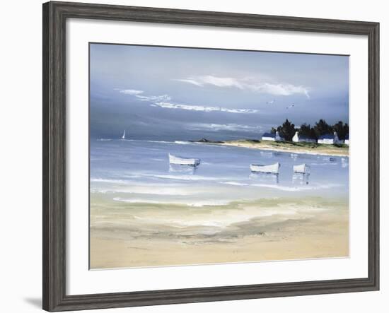 Coastal Inlet II-Frédéric Flanet-Framed Premium Giclee Print