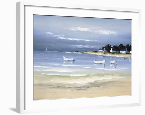 Coastal Inlet II-Frédéric Flanet-Framed Premium Giclee Print