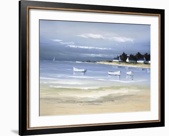 Coastal Inlet II-Frédéric Flanet-Framed Premium Giclee Print