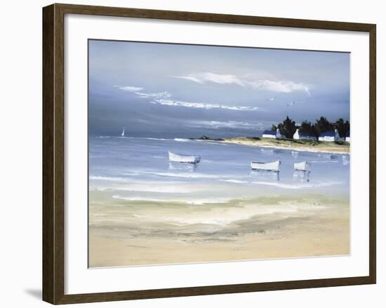 Coastal Inlet II-Frédéric Flanet-Framed Premium Giclee Print