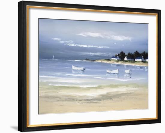 Coastal Inlet II-Frédéric Flanet-Framed Premium Giclee Print